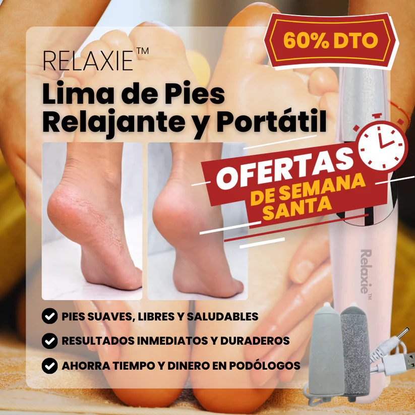 Abrasivo de pie eléctrico portátil